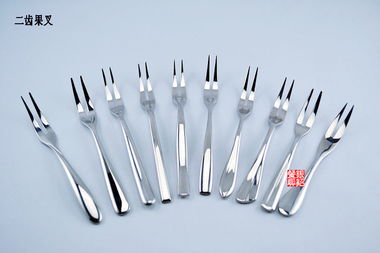 供应银貂不锈钢二齿果叉 酒店与西餐的理想选择